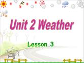 人教小學(xué)英語(yǔ)二年級(jí)Unit 2 Weather Lesson 3 課件 1