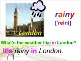 人教小學(xué)英語(yǔ)二年級(jí)Unit 2 Weather Lesson 3 課件 1