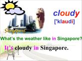 人教小學(xué)英語(yǔ)二年級(jí)Unit 2 Weather Lesson 3 課件 1