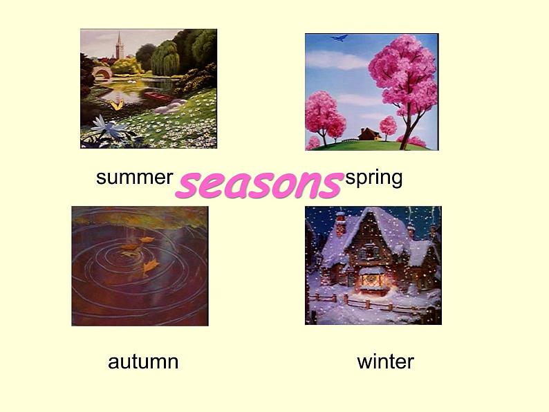 人教小学英语二年级Unit 3 Seasons Lesson 1 课件 2第6页