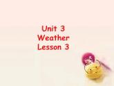 人教小学英语二年级Unit 2 Weather Lesson 3 课件3