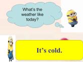 人教小学英语二年级Unit 2 Weather Lesson 3 课件3