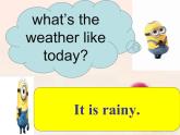 人教小学英语二年级Unit 2 Weather Lesson 3 课件3