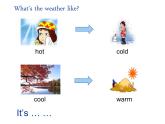 人教小学英语二年级Unit 2 Weather Lesson 3 课件 2