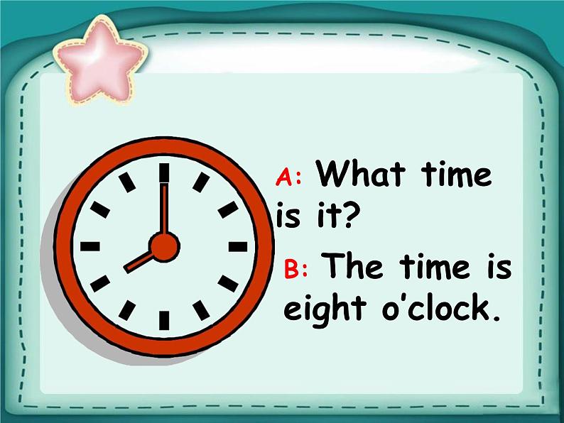 人教小学英语二年级Unit 4 Time Lesson 3 课件304