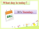 人教小學(xué)英語二年級(jí)Unit 6 My Week Lesson 3 課件 2