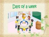 人教精通版小學(xué)英語(yǔ)四下 Unit4 There are seven days in a week.(Lesson22) 課件