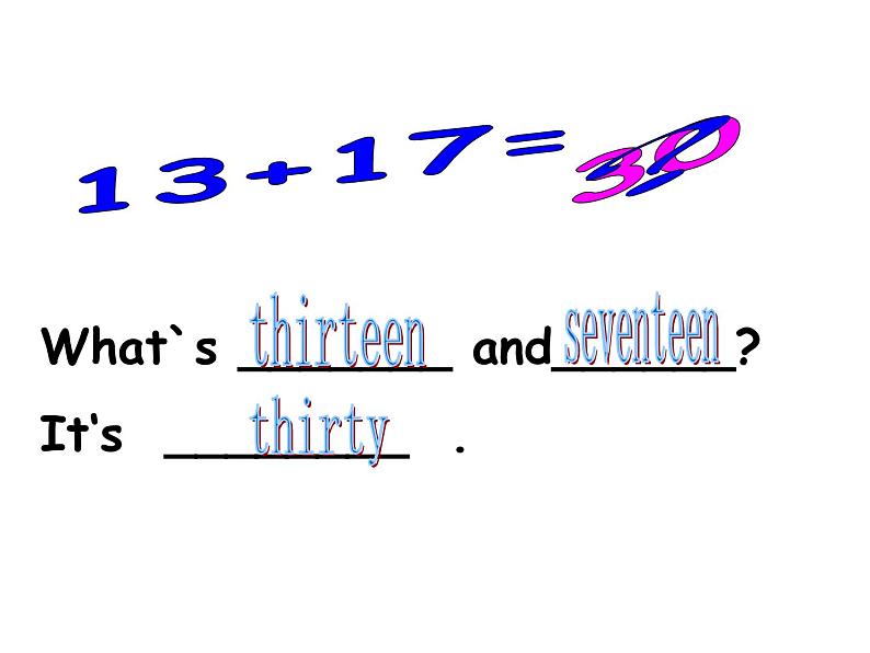 人教精通版小学英语四下 Unit2 There are forty students in our class.(Lesson9) 课件07