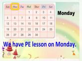 人教精通版小學(xué)英語四下 Unit4 There are seven days in a week.(Lesson20) 課件
