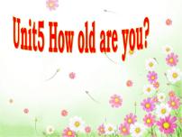 英语三年级下册Unit  5  How old are you?多媒体教学ppt课件