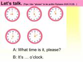 译林版小学英语三下 Unit6 What time is it？(第2课时) 课件