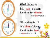 译林版小学英语三下 Unit6 What time is it？(第2课时) 课件
