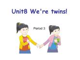 译林版小学英语三下 Unit8 We're twins!(第3课时) 课件