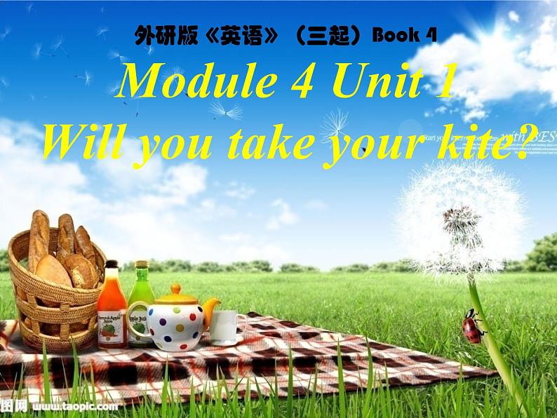 四年级英语下册课件-Module 4 Unit 1 Will you take your kite（14）-外研版（三起）第1页