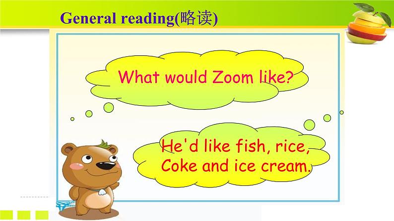 小学英语 人教（PEP）课标版 三年级上册 C Unit 5 Let's eat C Story time 课件07