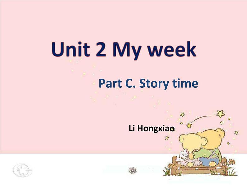 小学英语 人教（PEP）课标版 五年级上册 C unit2 My week story time 课件01