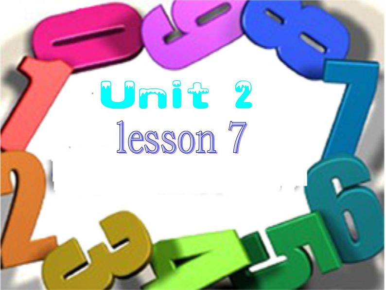 人教精通版英语三下 Unit2 I'm in Class One,Grade Three.（Lesson7) 课件01