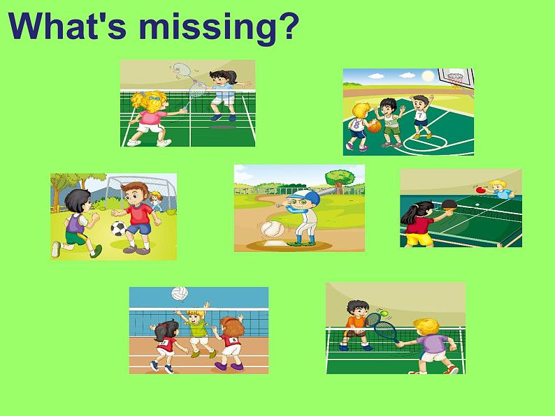 人教精通版小学英语五下 Unit6 We are watching the games.(Lesson34) 课件第5页