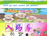 人教精通版小学英语五下 Unit6 We are watching the games.(Lesson32) 课件