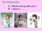 人教精通版小學(xué)英語五下 Unit4 What's wrong with you？(Lesson22) 課件