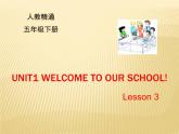 人教精通版小学英语五下 Unit1 Welcome to our school!(Lesson3) 课件