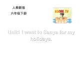 人教精通版小学英语六下 Unit1 I went to Sanya for my holidays.(Lesson5) 课件