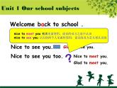 译林版小学英语四下 Unit1 Our school subjects(第1课时) 课件
