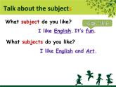 译林版小学英语四下 Unit1 Our school subjects(第1课时) 课件