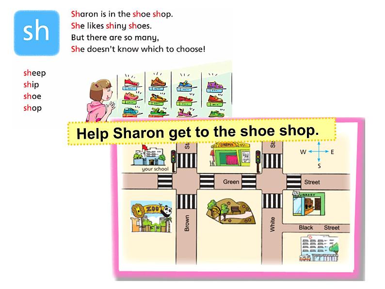 译林版小学英语五下 Unit3 Asking the way(第4课时) 课件07