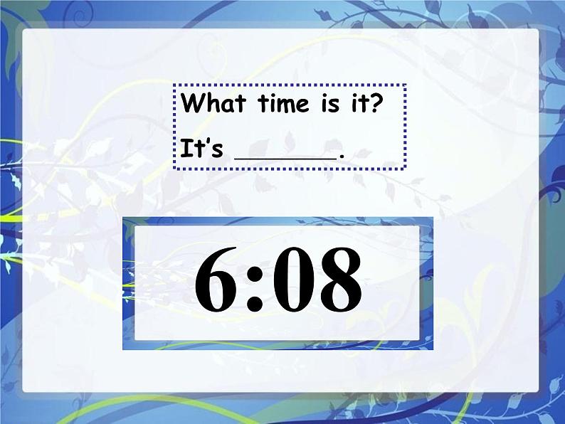 Unit 2 What time is it？ Part B  课件03