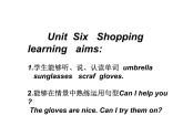 Unit 6 Shopping part A 课件