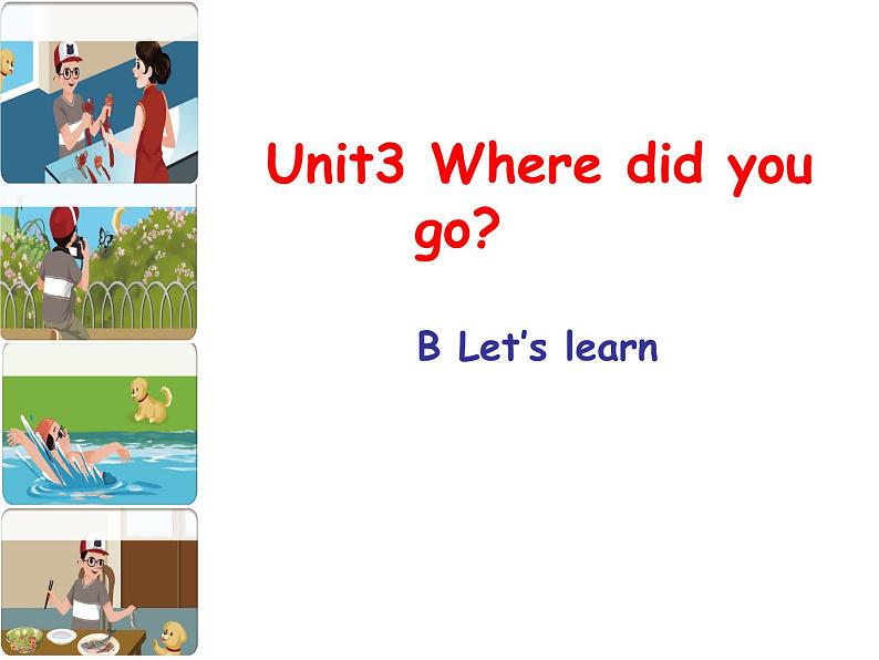 Unit3 Where did you go PartB  课件01