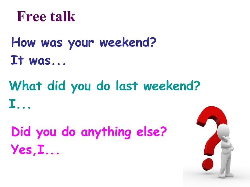 Unit3 Where did you go PartB  课件03