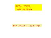 一年级下册英语课件－Unit3 What colour is you bag Lesson9 ｜北京课改版