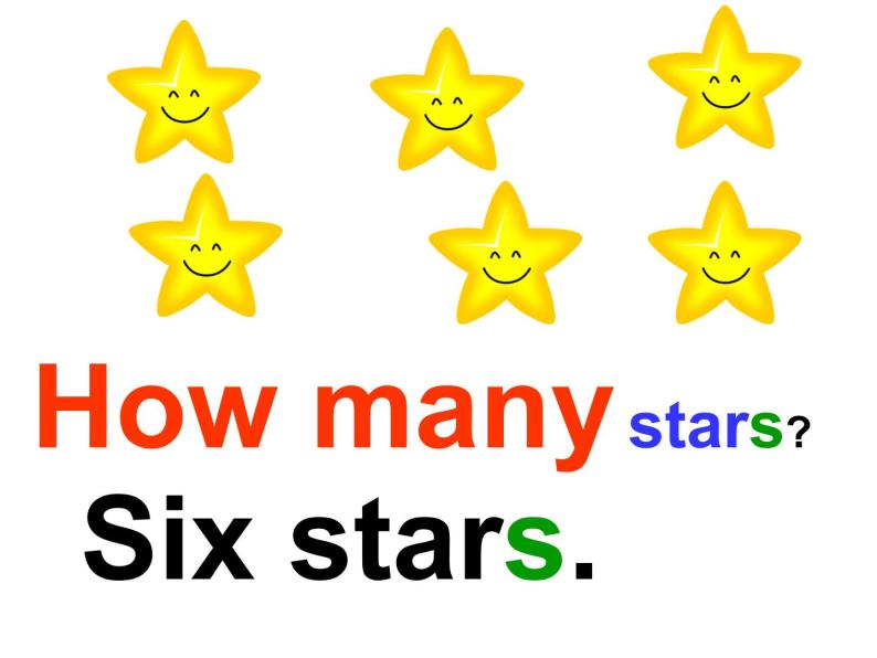 一年级下册英语课件－Unit4 How many stars can you see Lesson13 ｜北京课改版02
