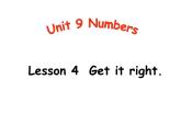 北师大版三下英语 Unit9 Numbers lesson4 课件