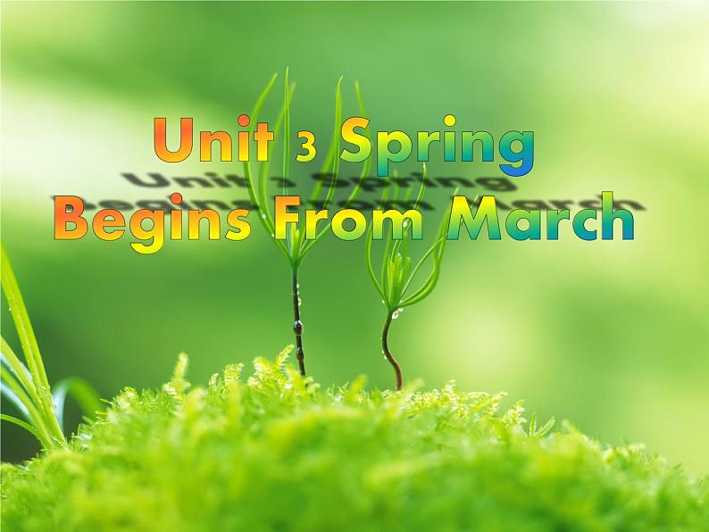 陕旅版小学英语五下 Unit3 Spring Begins From March partC 课件01