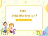 人教版PEP英语四年级下册Unit2 What time is it单元复习课件