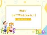 人教版PEP英语四年级下册Unit2 What time is it单元复习课件