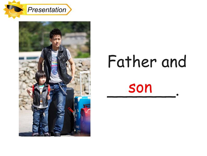 人教精通版英语三下 Unit3 This is my father.(Lesson15) 课件04