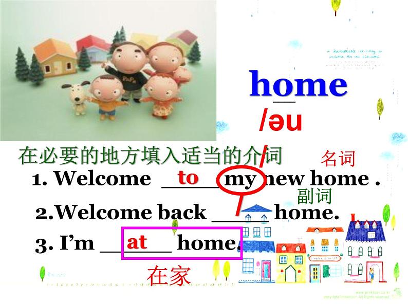 人教精通版小学英语四下 Unit1 Welcome to my new home(Lesson3) 课件第3页