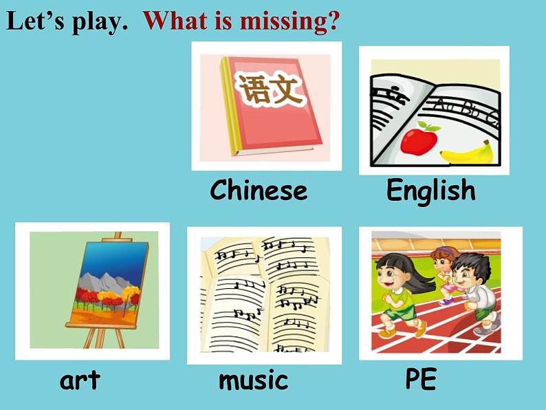 人教精通版小学英语四下 Unit3 What subject do you like best？(Lesson13) 课件03