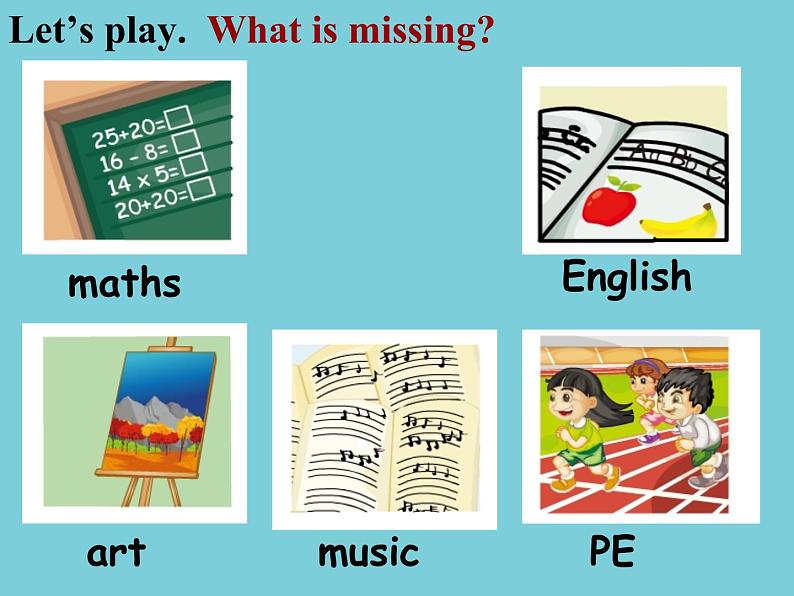 人教精通版小学英语四下 Unit3 What subject do you like best？(Lesson13) 课件08