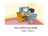 人教精通版小学英语五下 Unit6 We are watching the games.(Lesson34) 课件