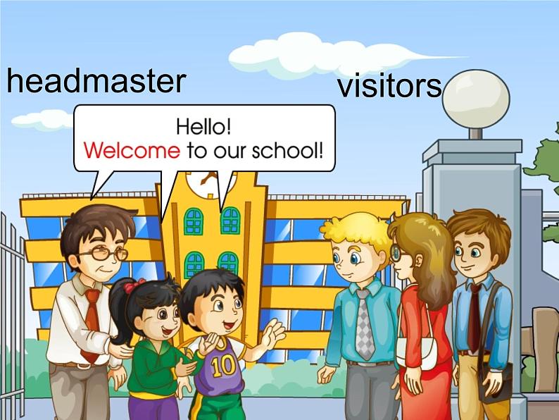 人教精通版小学英语五下 Unit1 Welcome to our school!(Lesson1) 课件03