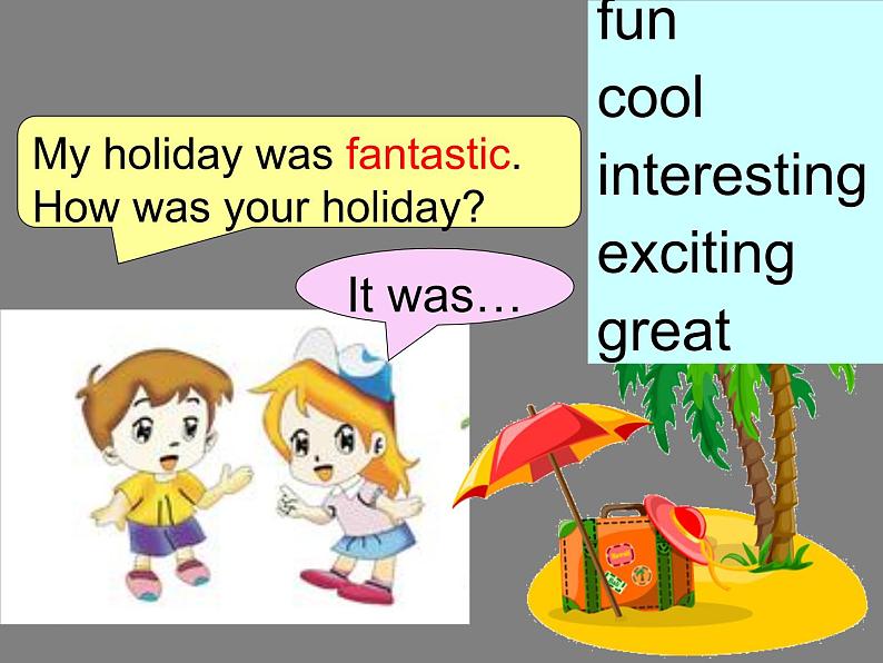 人教精通版小学英语六下 Unit1 I went to Sanya for my holidays.(Lesson1) 课件第2页