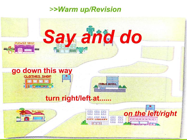 人教精通版小学英语六下 Unit2 There is a park near my home.(Lesson12) 课件02