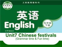 小学英语Unit 7 Chinese festivals背景图ppt课件