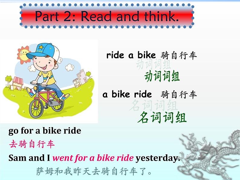 外研版（三起）小学英语四下 M10 U1 Did you fall off your bike？ 课件第6页