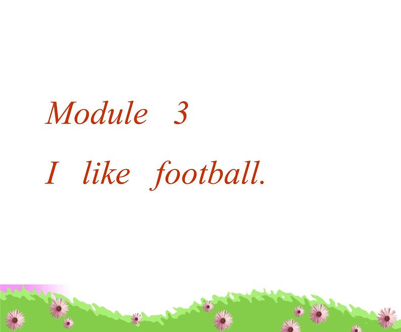 三年级英语下册课件-Module 3 Unit 1 I like football.（18）-外研版（三起）01